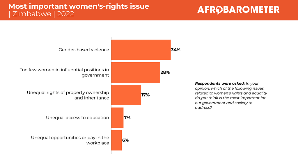 https://www.afrobarometer.org/publication/ad557-zimbabweans-see-gender-based-violence-as-most-important-womens-rights-issue-to-address/