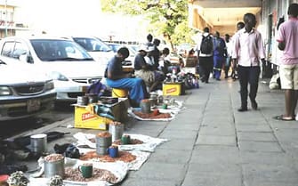 Informal workers Pavement Vendors Bulawayo